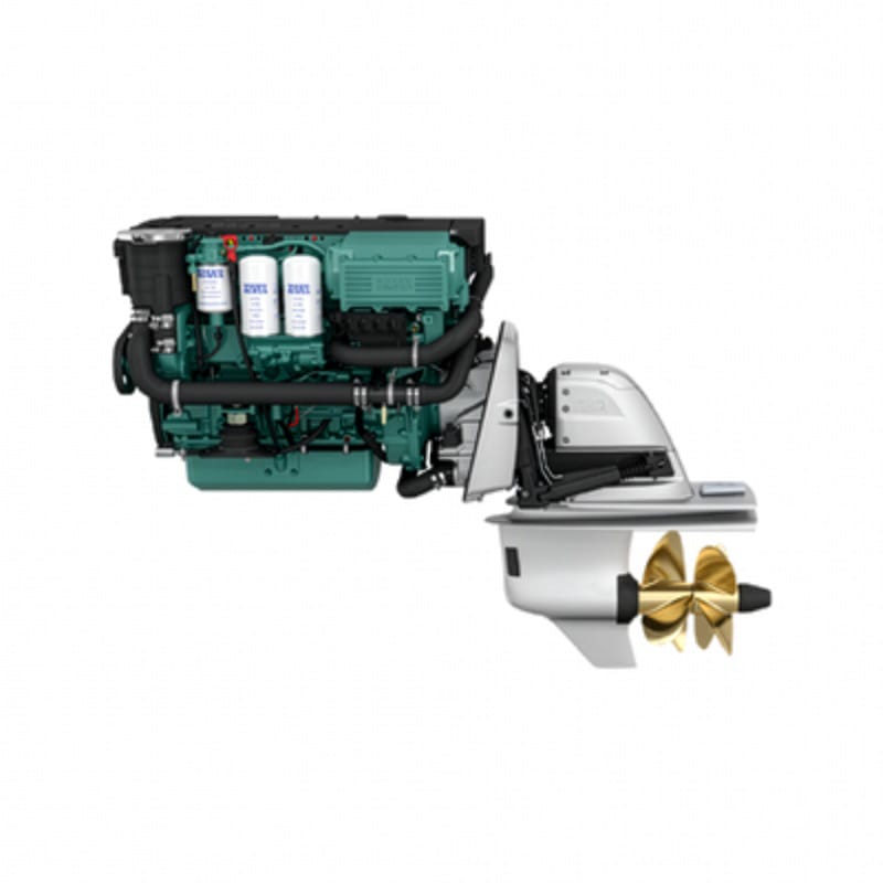 Volvo Penta D4-260 Aquamatic Sterndrive marine diesel engine 260hp